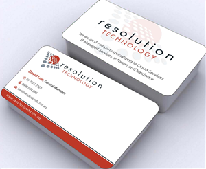 Design de Carte de Visite par Sbss pour Resolution Technology | Design : #2936636