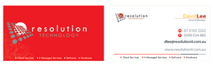 Design de Carte de Visite par fobsart pour Resolution Technology | Design : #2915167