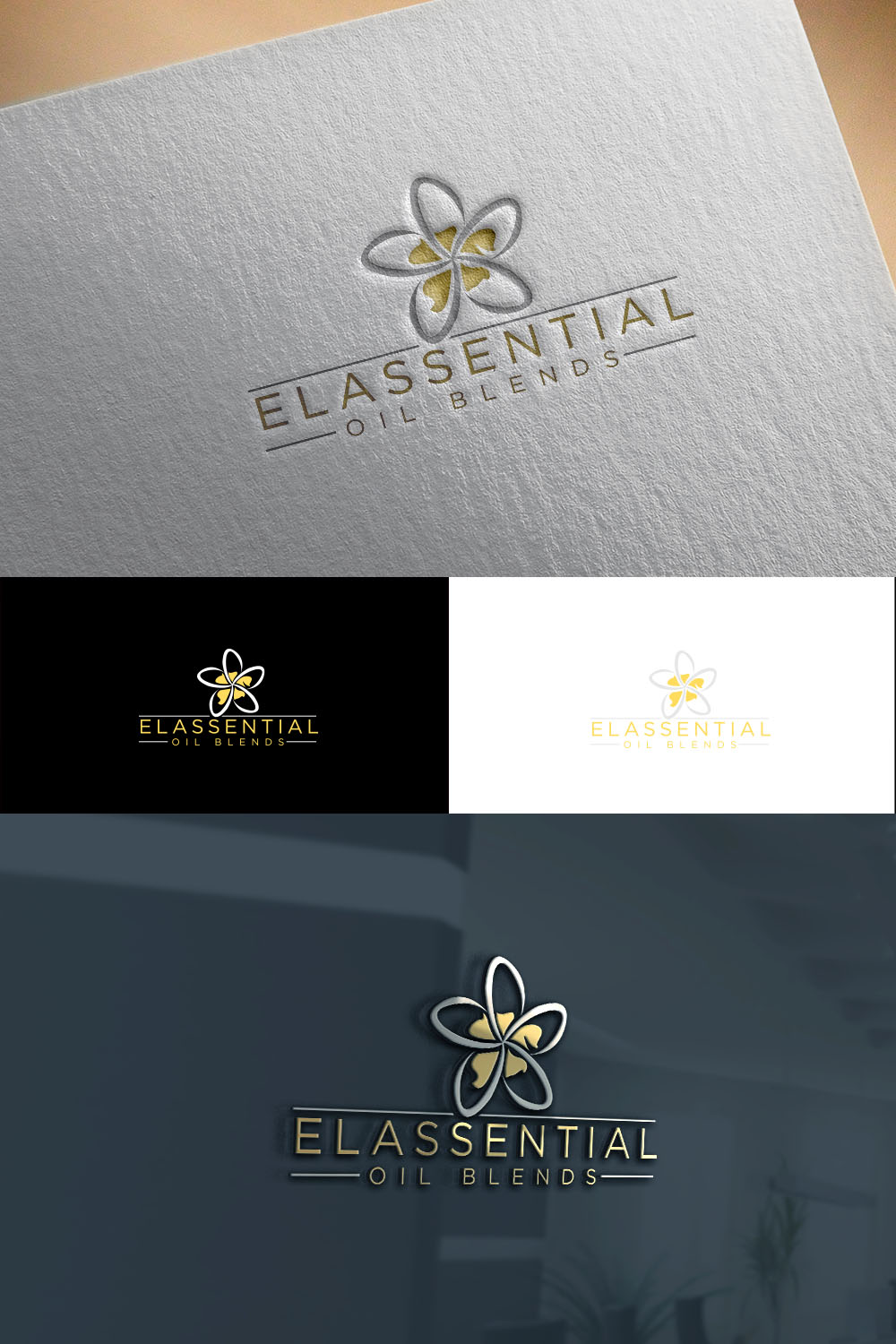 Logo Design by shariqueyaseen2 for Elassential Oil Blends | Design: #19851496