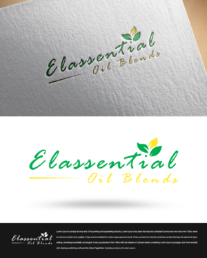Logo Design by zingodesigns258 for Elassential Oil Blends | Design: #19817905