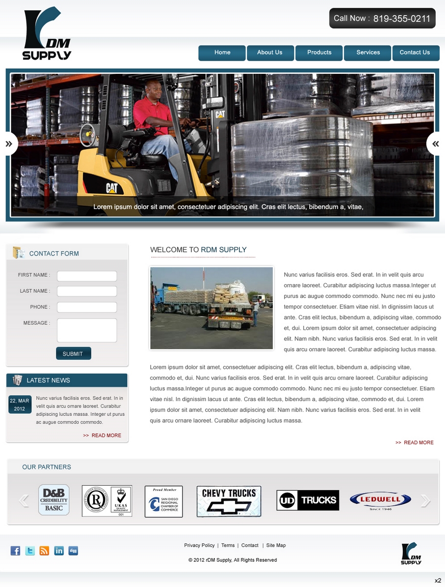 Web Design by pb for this project | Design #686271