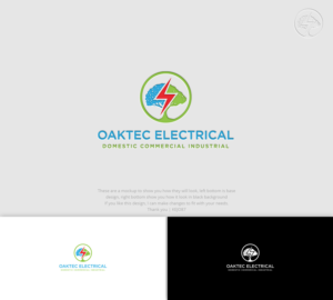 Logo Design by Kejo87 for Oaktec Electrical | Design: #19839198