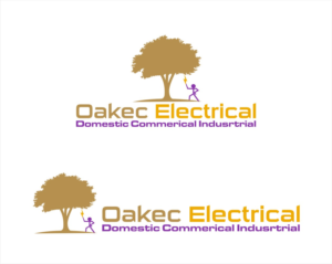 I need my logo to have the company name Oaktec Electrical and also to state under the company name 