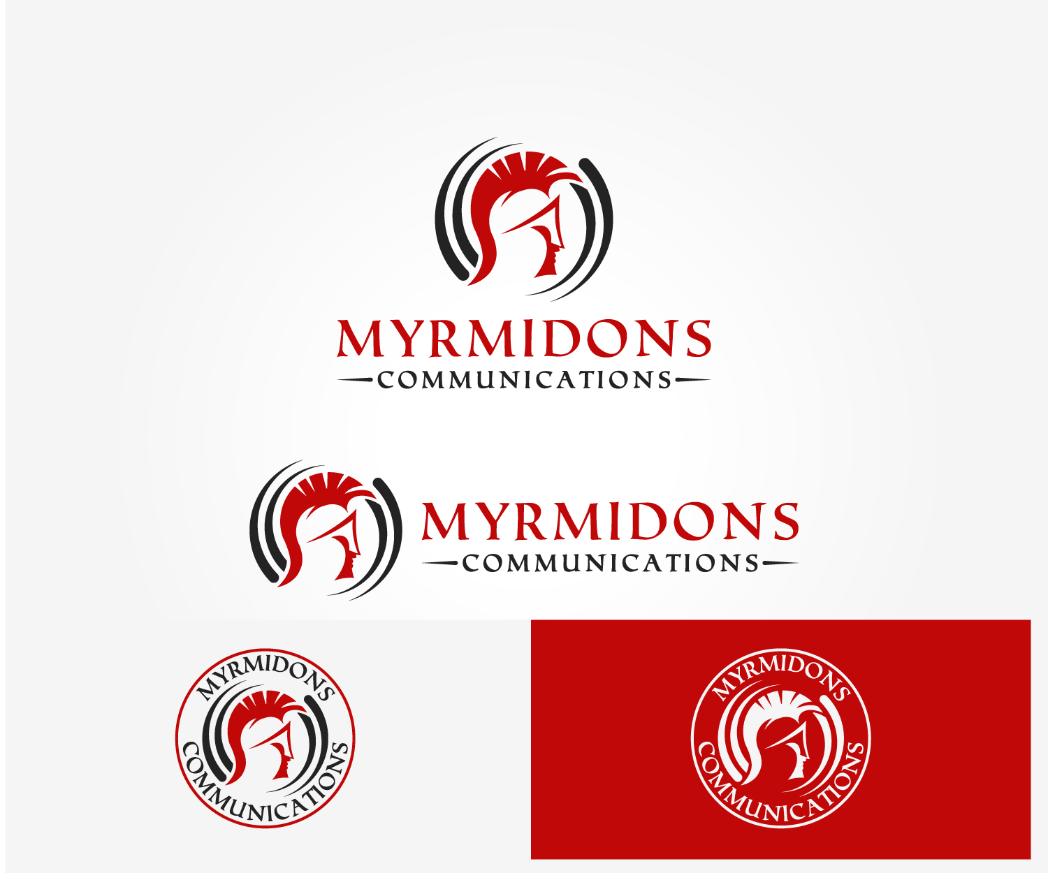 Logo Design by Mario for Myrmidons Communications, LLC | Design #19810002