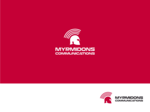 Myrmidons Communications | Diseño de Logo por Atvento Graphics