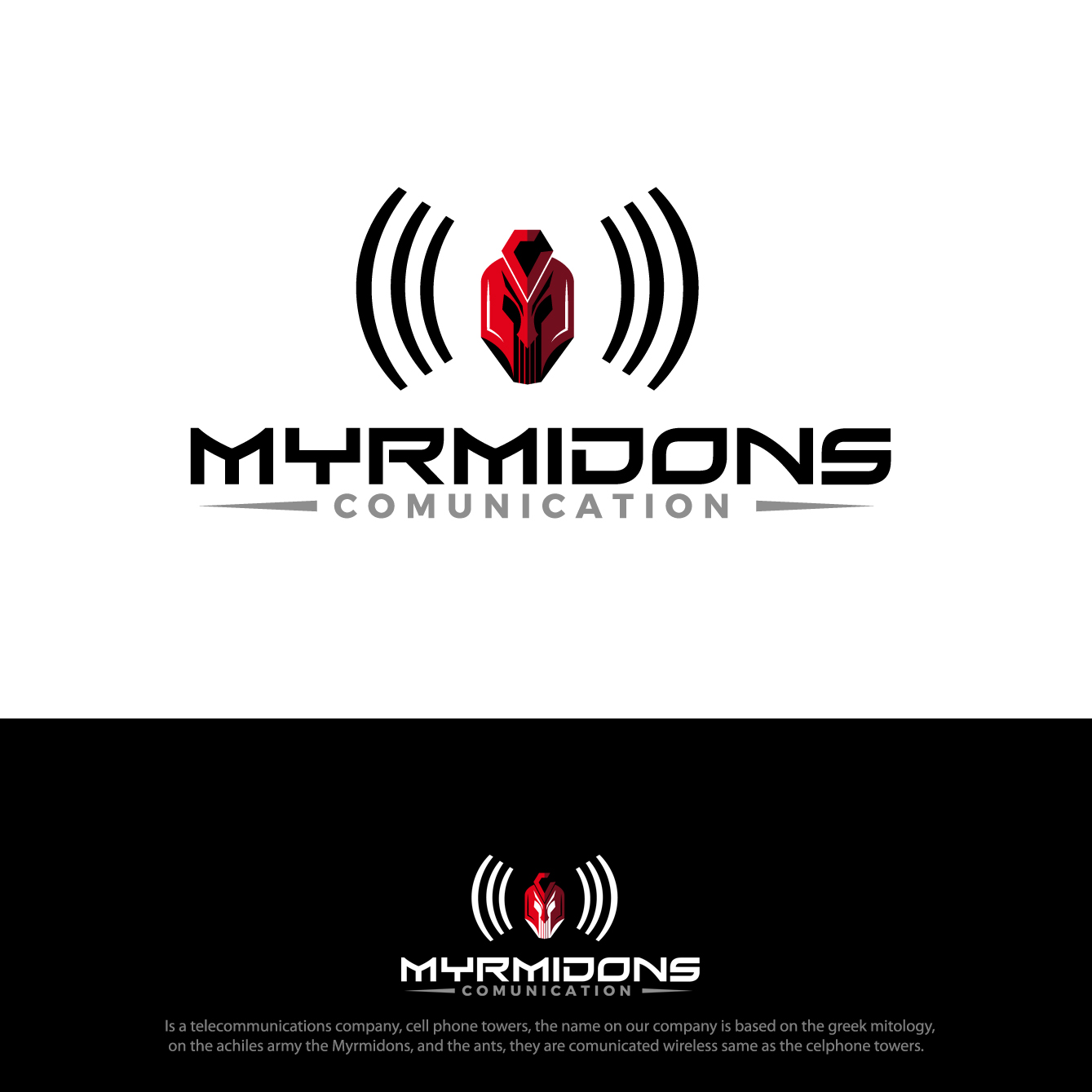Logo Design by opieq for Myrmidons Communications, LLC | Design #19810534