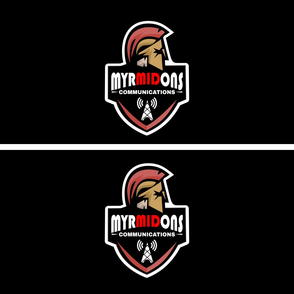 Logo Design by L 4 T I F for Myrmidons Communications, LLC | Design #19820220