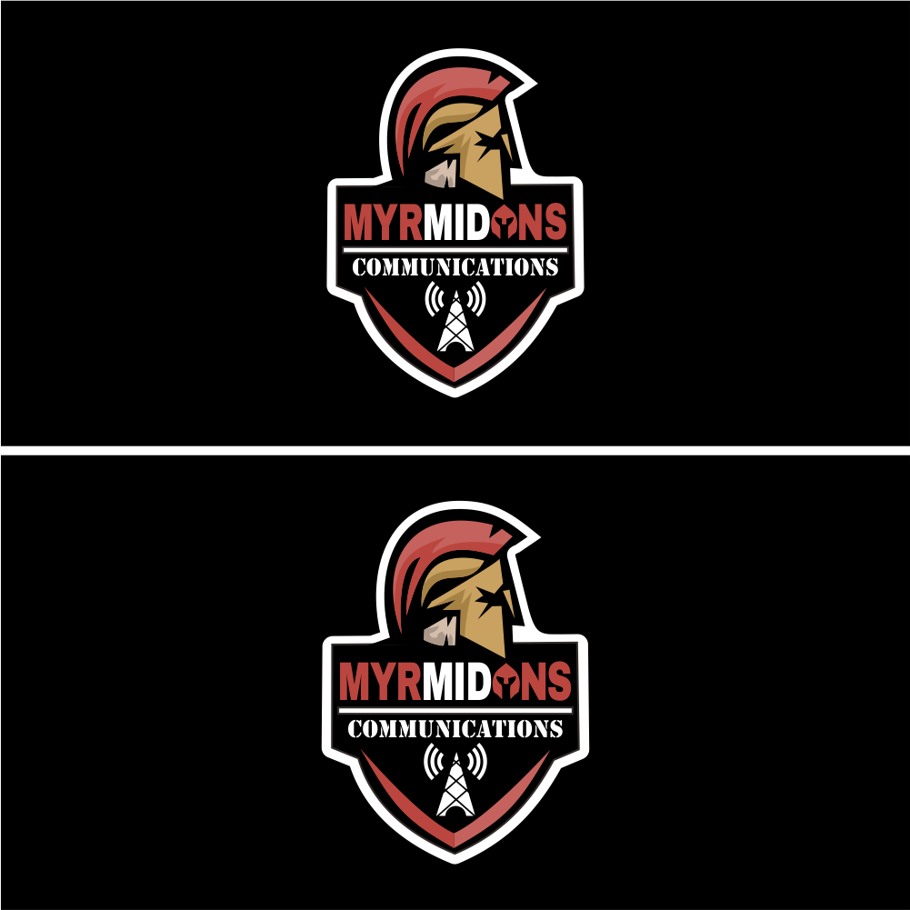 Logo Design by L 4 T I F for Myrmidons Communications, LLC | Design #19820221