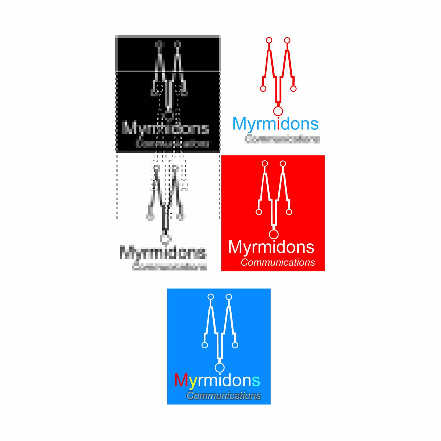 Logo Design by jafer imam for Myrmidons Communications, LLC | Design #19814034