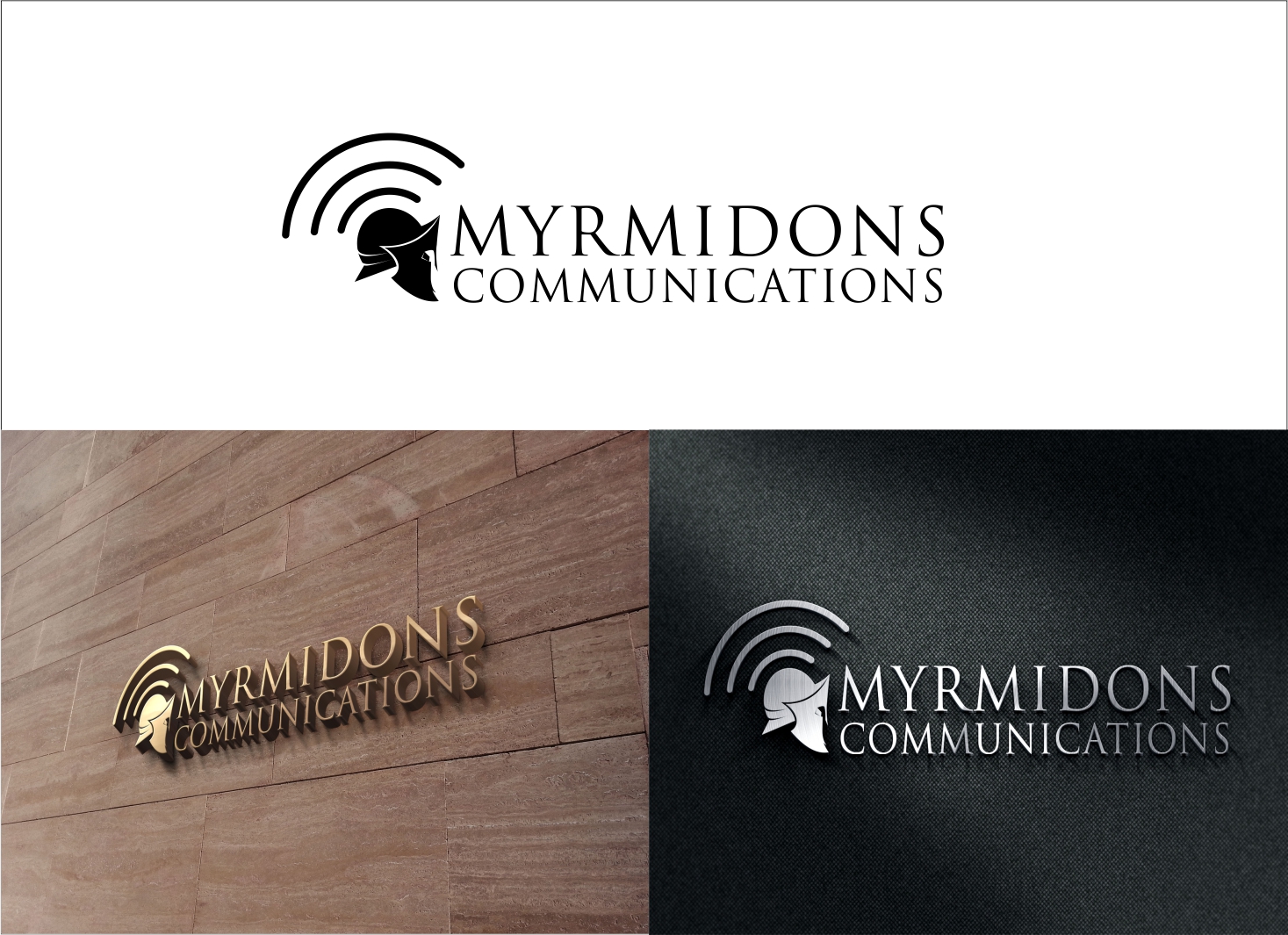 Logo Design by La Wawa for Myrmidons Communications, LLC | Design #19817691