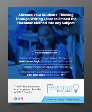 Design Publicitaire par OwnDesign pour The Writing Revolution | Design : #19808686