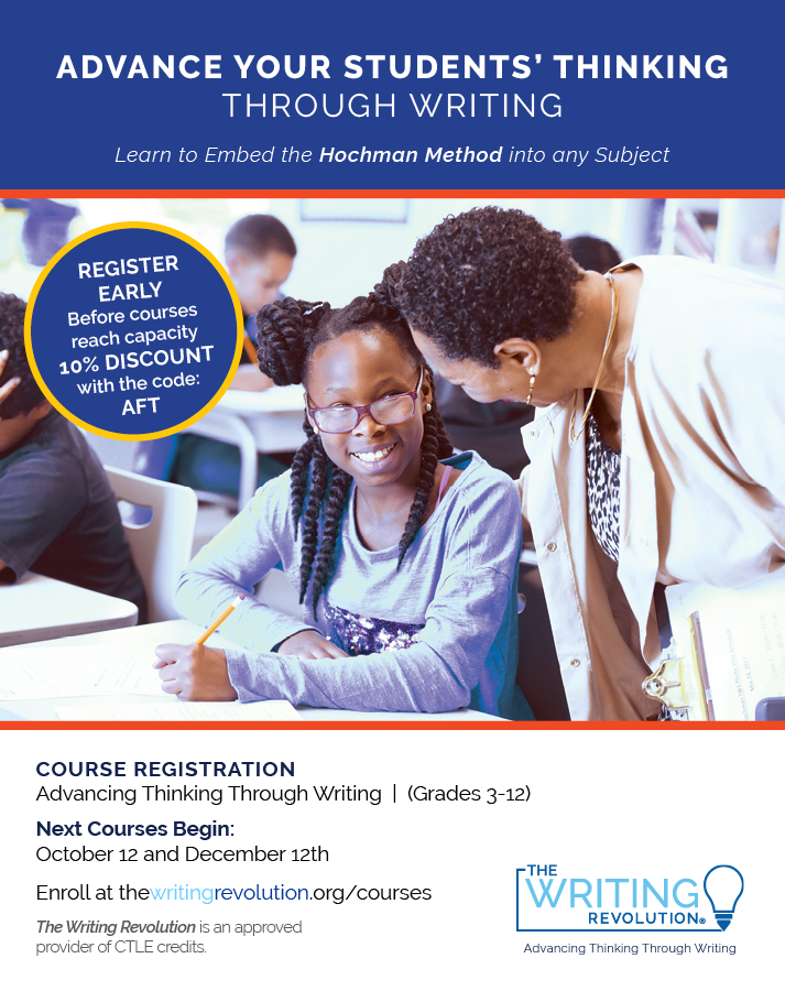 Advertisement Design by mereum for The Writing Revolution | Design #19826343