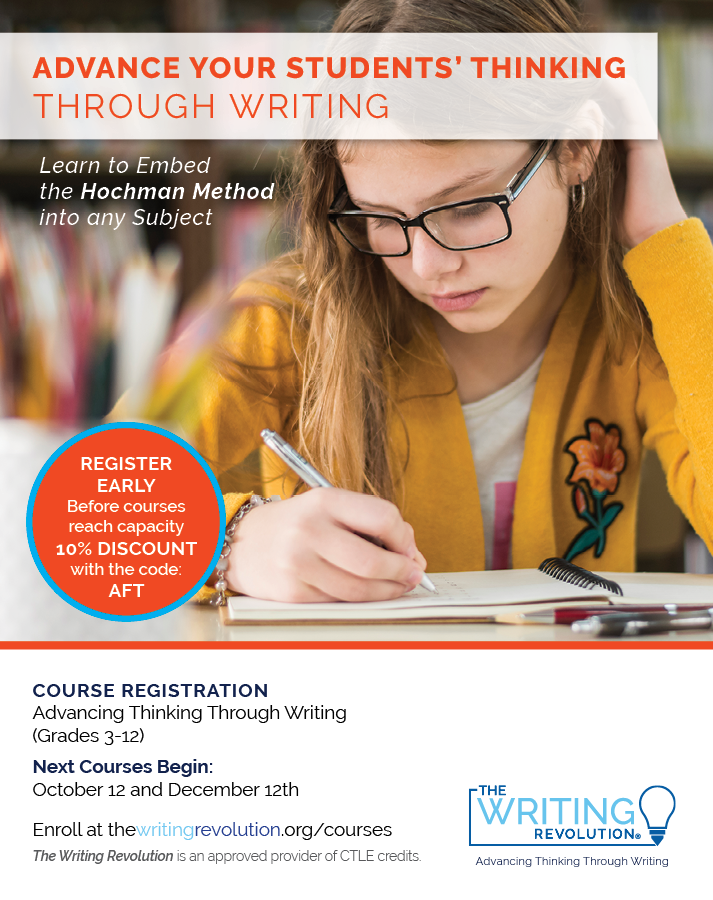 Design Publicitaire par mereum pour The Writing Revolution | Design #19826344
