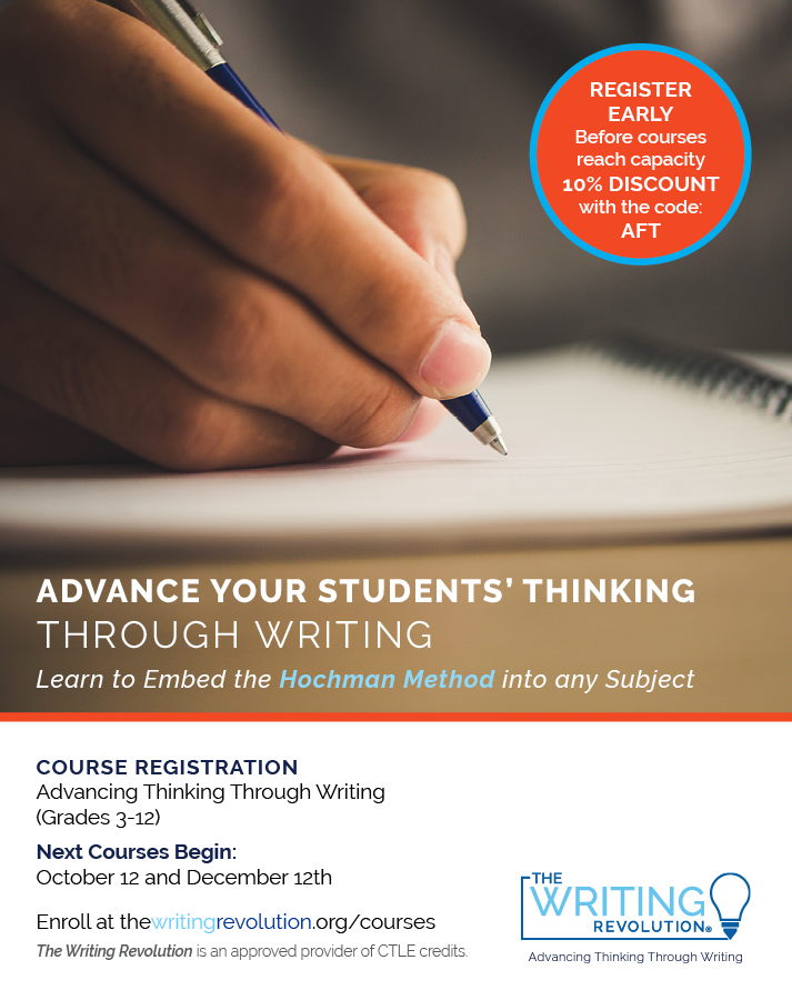 Advertisement Design by mereum for The Writing Revolution | Design #19826345