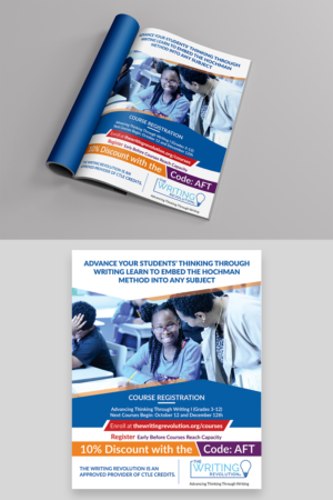 TWR Ad to drive teacher course enrollment | Advertisement Design by Aurora:)