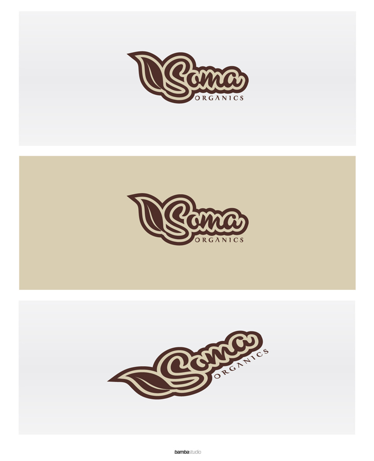 Diseño de Logo por bambastudio para Soma Organics | Diseño #698956