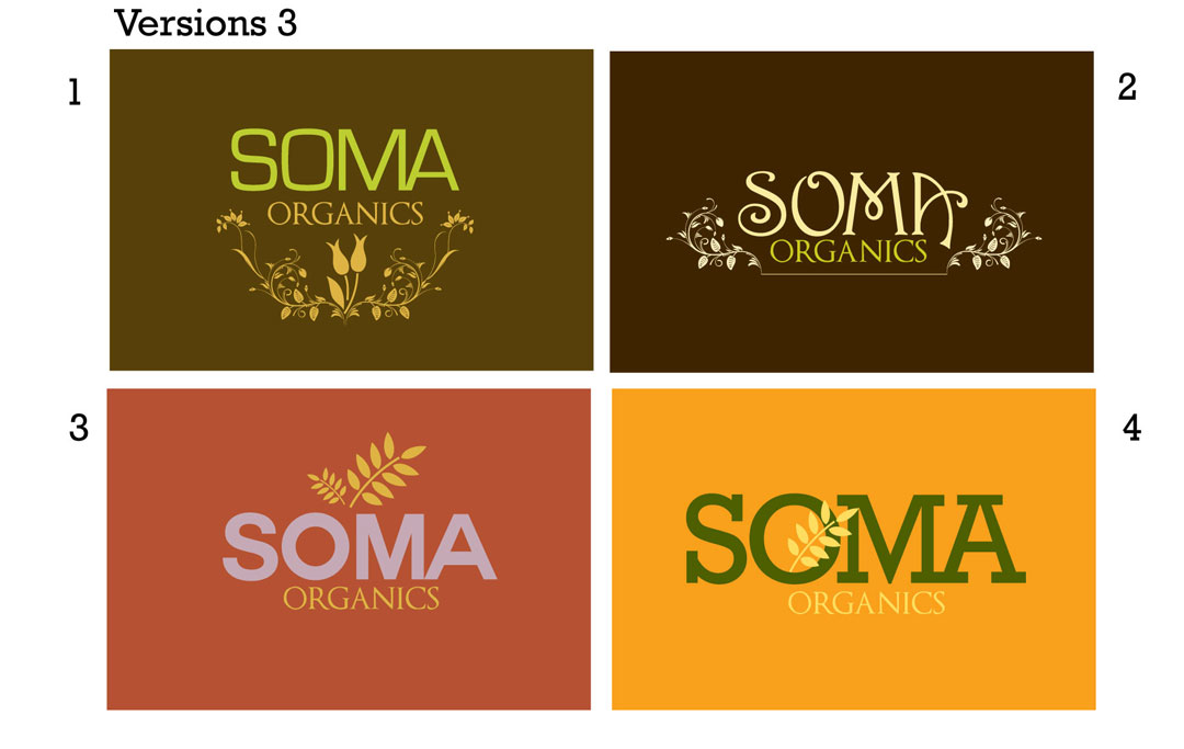 Logo Design by Nixon  for Soma Organics | Design #700393