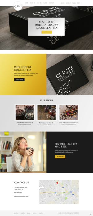 Shopify-Design von pb für Cup of Té | Design: #19820961