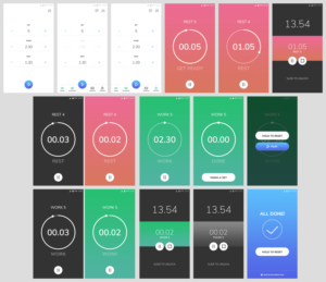 Interval Timer App | App Design by MIND