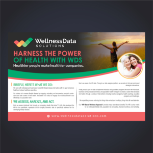 Wellness Data Solutions Ad for Healthcare Revolution | Advertisement Design by aspiremedia