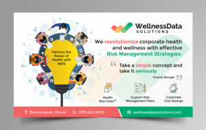Wellness Data Solutions Ad for Healthcare Revolution | Advertisement Design by ecorokerz