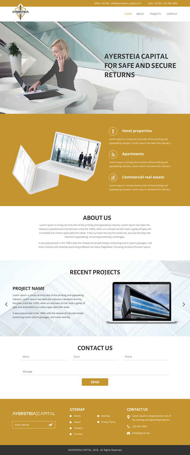 Web Design by rightway for Recreational Living, LLC | Design #19841036