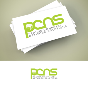 PCNS or Prairie Computer Network Solutions | Logo Design by ClearDesign