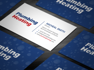 Modern Plumbing and Heating | Business Card Design by Tripti Ranjan Gain