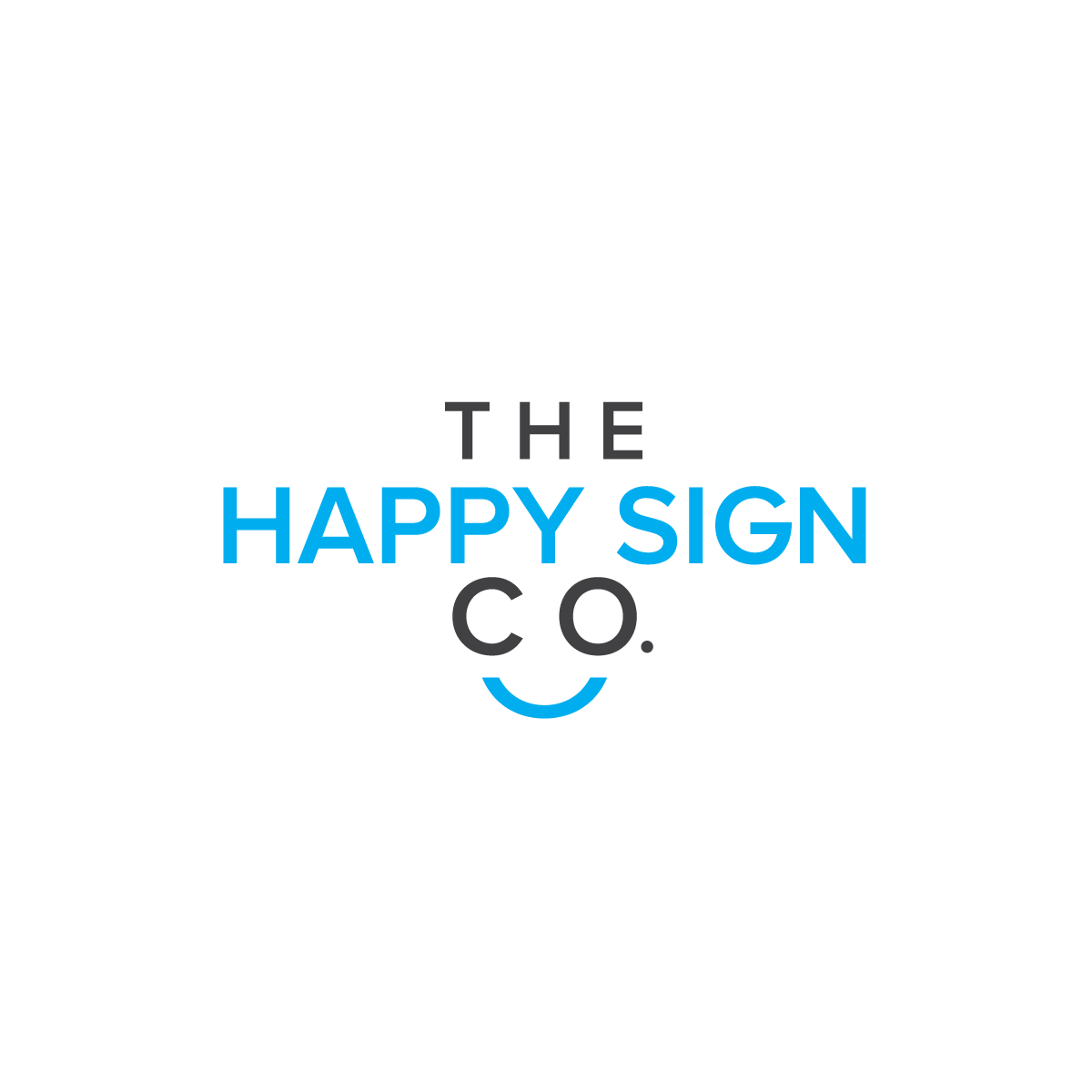 Logo Design by Elrich for The Happy Sign Co | Design #19817766