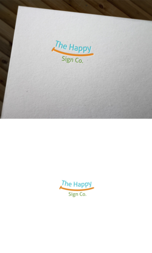 Logo Design by logo_s for The Happy Sign Co | Design: #19819815