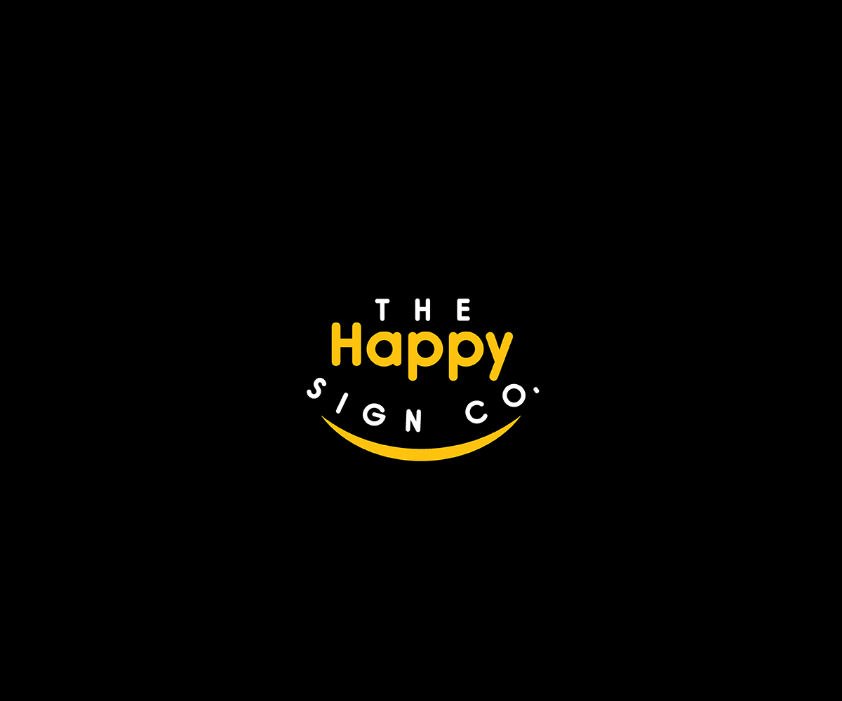 Logo Design by saulogchito for The Happy Sign Co | Design #19894935
