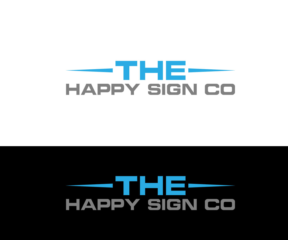 Logo Design by skyDesignbox for The Happy Sign Co | Design #19830975