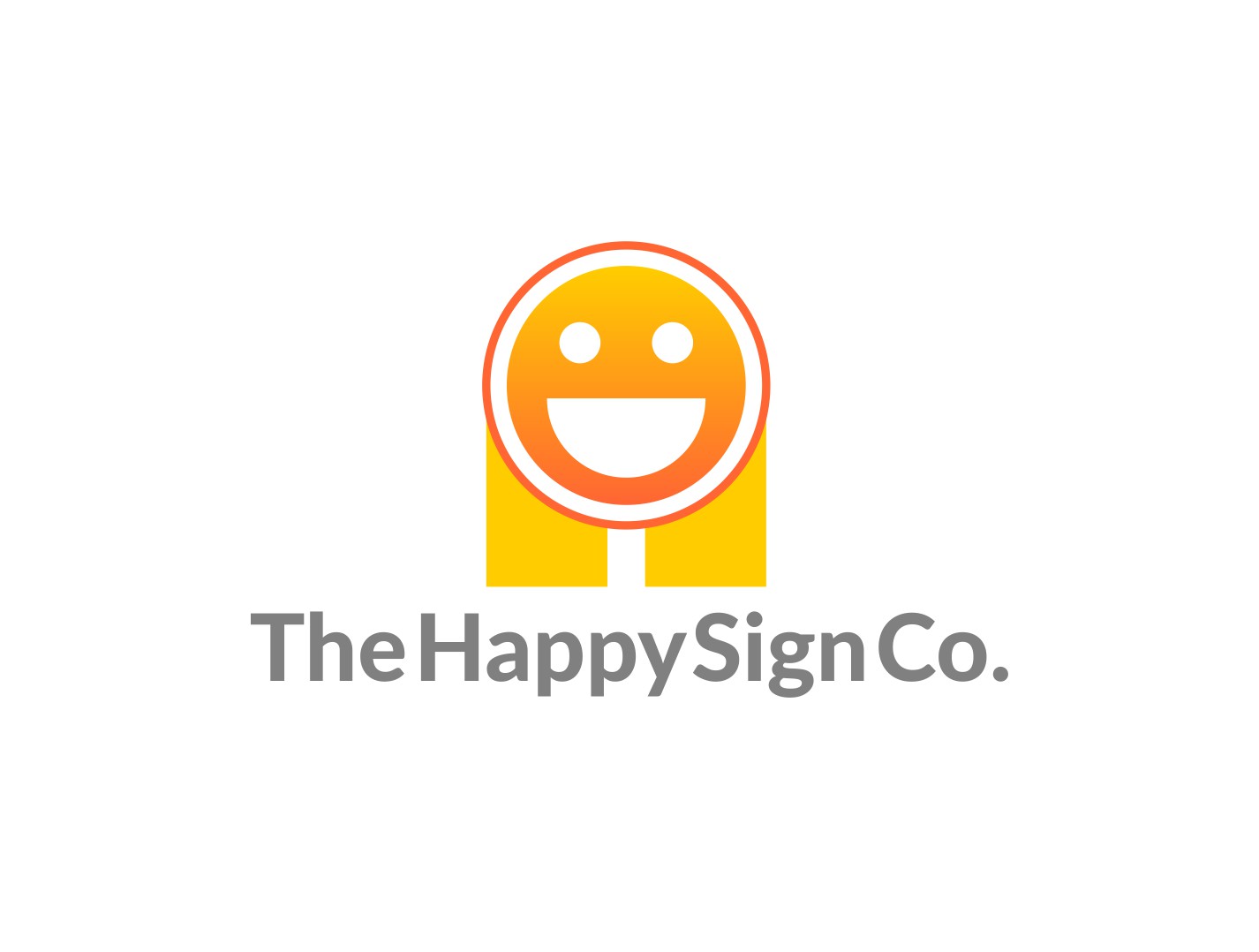 Logo Design by bojboga for The Happy Sign Co | Design #19890426