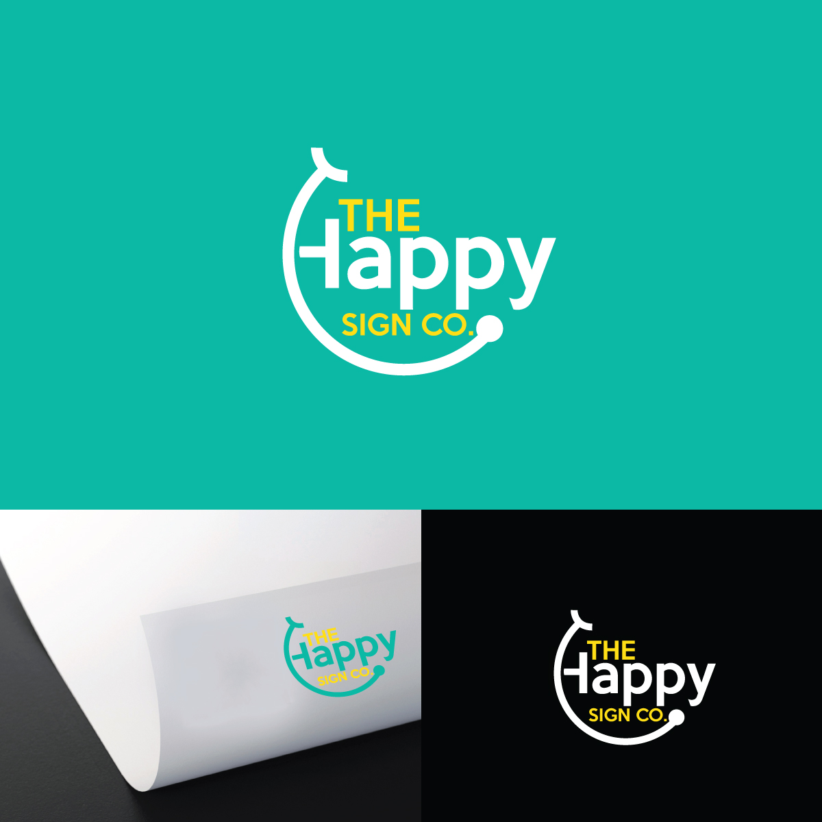 Logo Design by Ana124 for The Happy Sign Co | Design #19824414