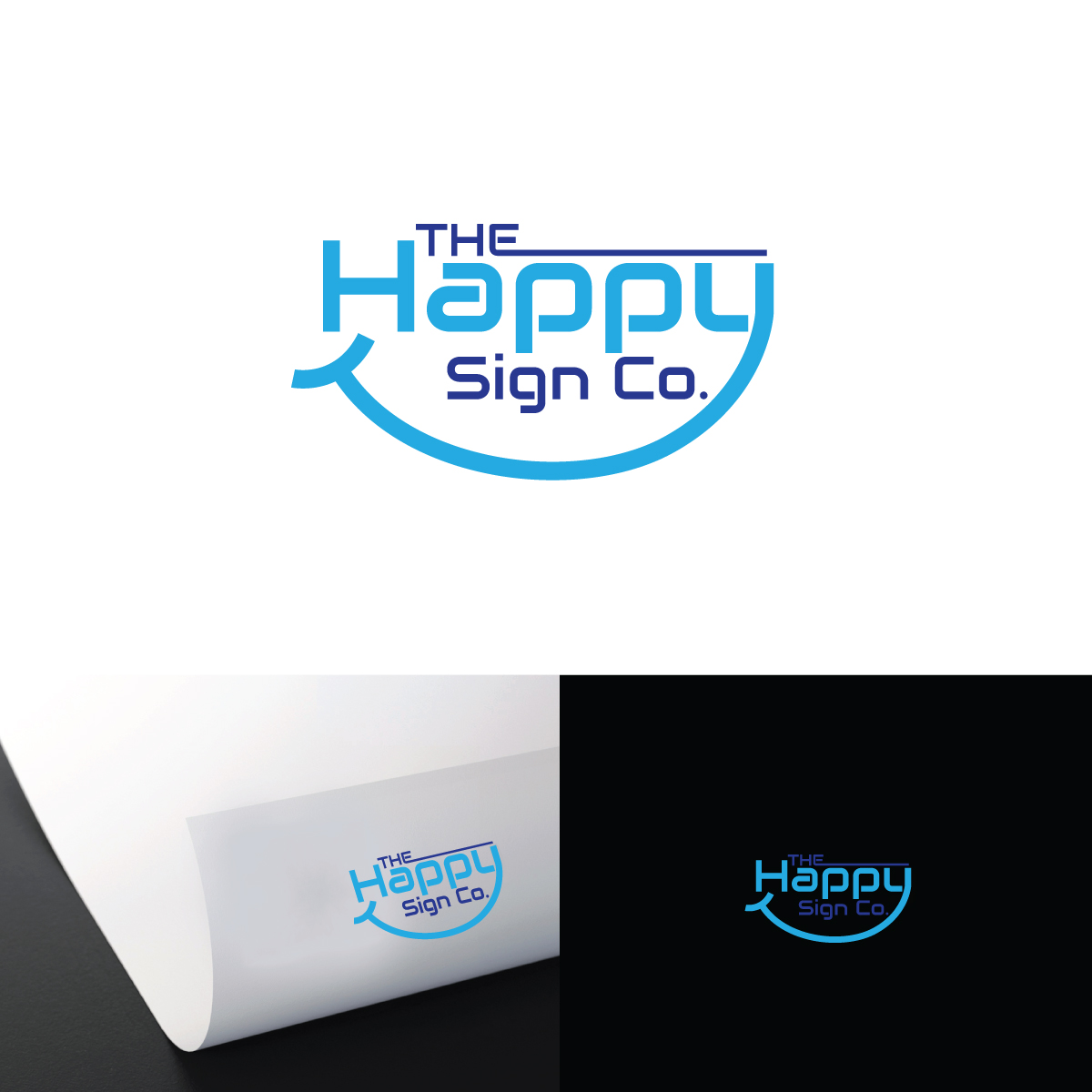 Logo Design by Ana124 for The Happy Sign Co | Design #19824415