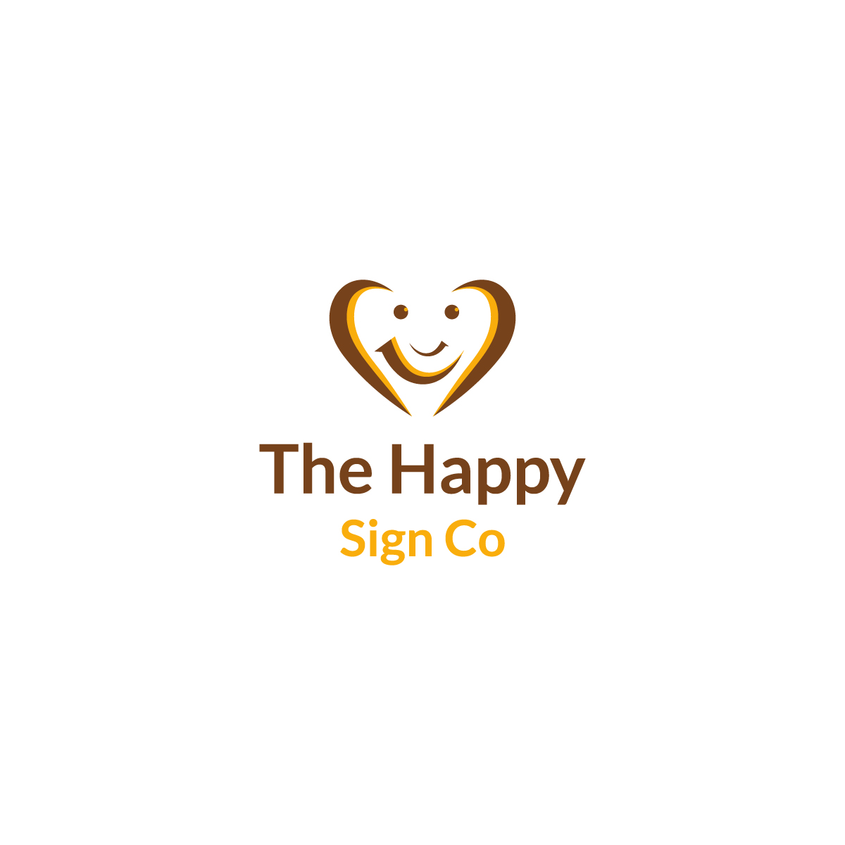 Logo Design by **INCREDIBLEDESIGNERS** for The Happy Sign Co | Design #19848057