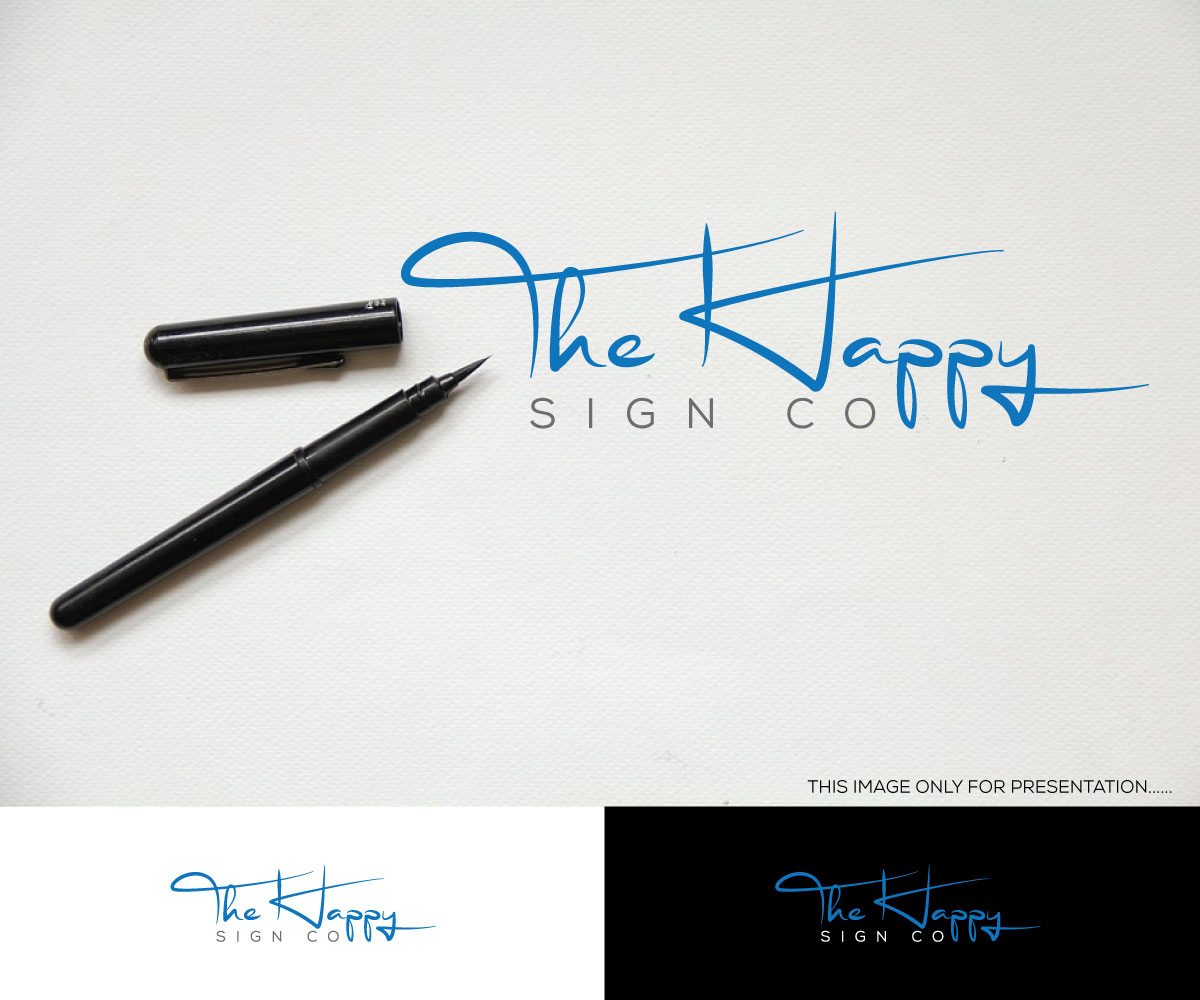 Logo Design by designmind78 for The Happy Sign Co | Design #19837055