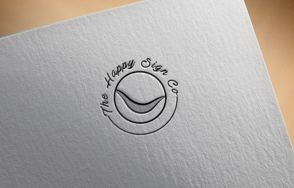 Logo Design by Rosaleen for The Happy Sign Co | Design #19850063