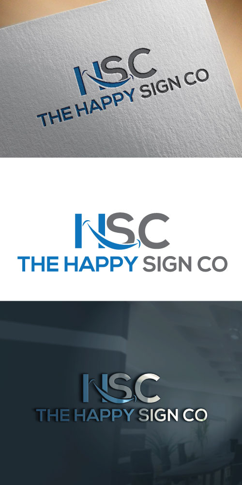 Logo Design by tea tea for The Happy Sign Co | Design #19828173