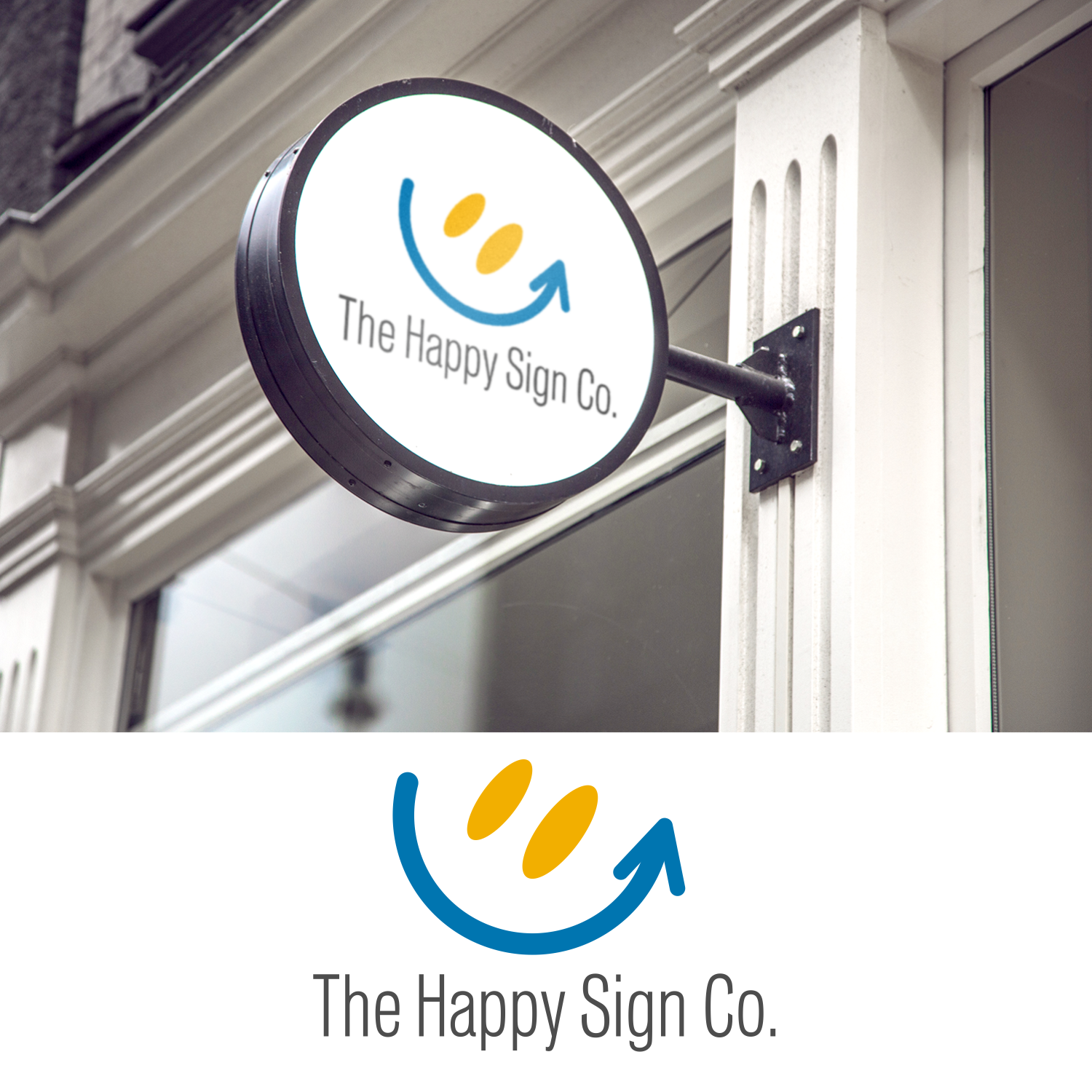 Logo Design by Ants8 for The Happy Sign Co | Design #19864437