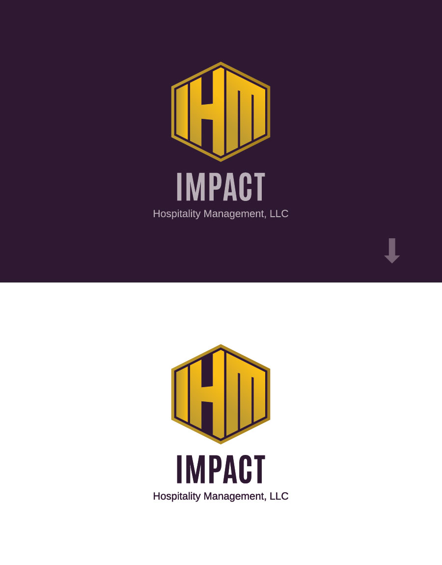 Logo Design by 3dwOrX for Impact Hospitality Management | Design #19840575