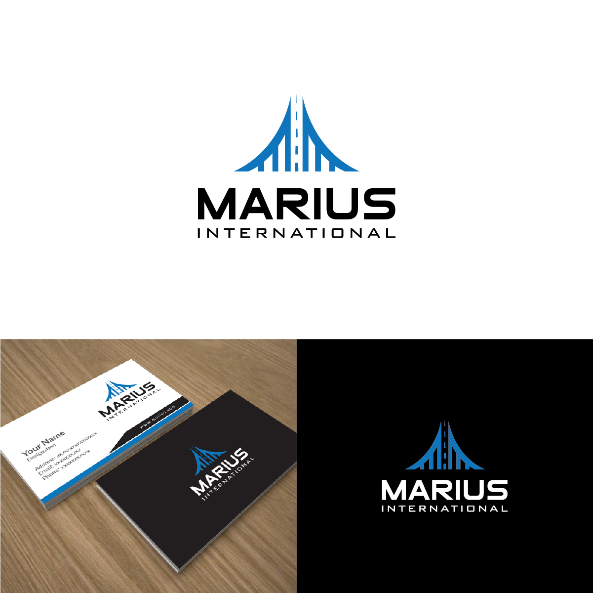 Logo Design by Deziners Zone for Marius International Pte. Ltd. | Design #19819400