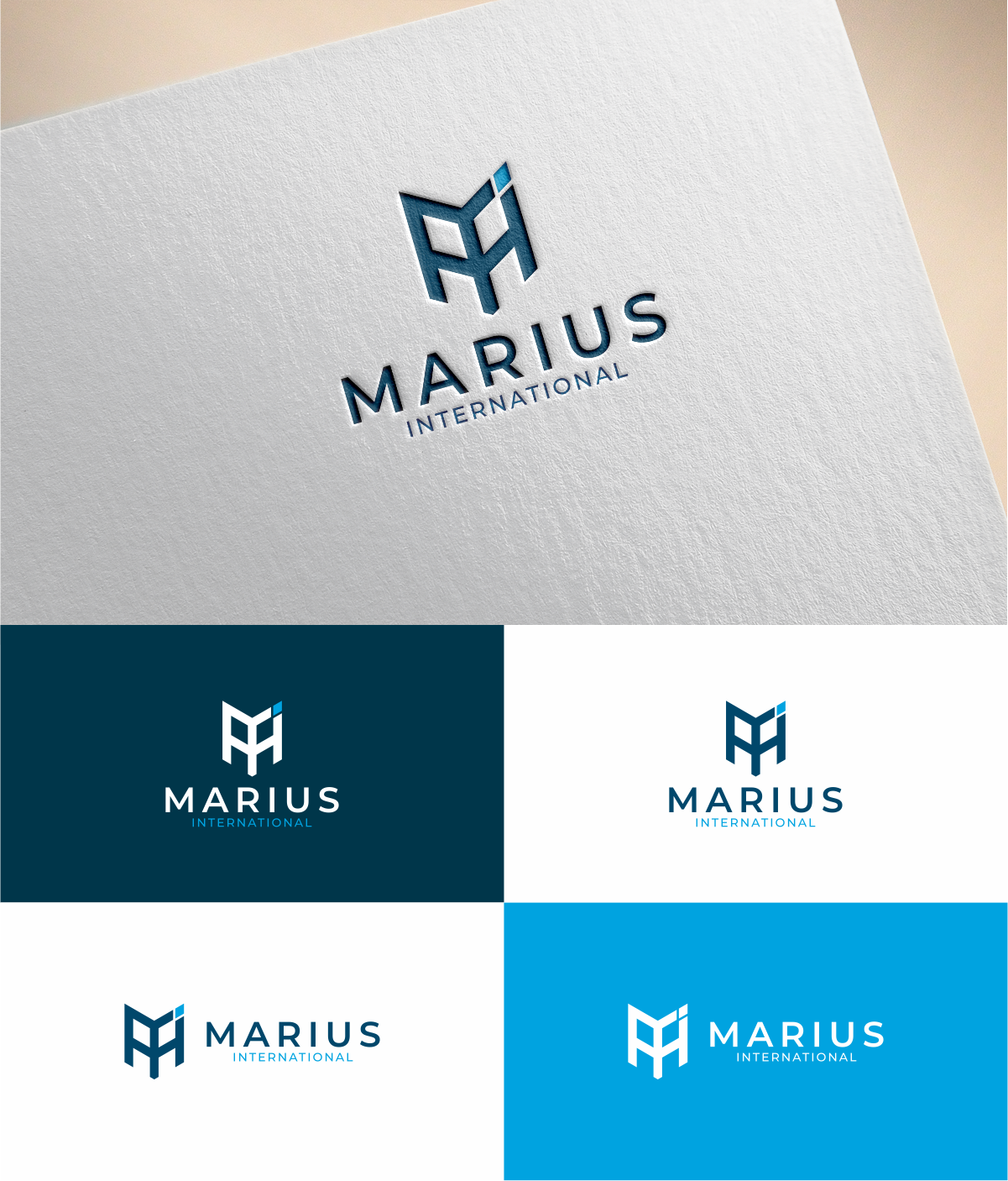 Logo Design by MKR for Marius International Pte. Ltd. | Design #19827344