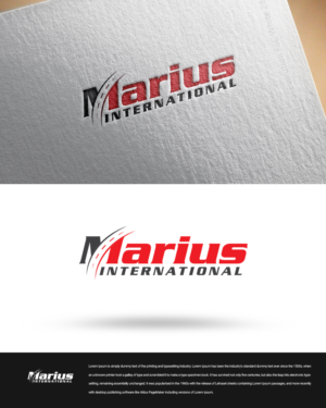 Diseño de Logo por zingodesigns258 para Marius International Pte. Ltd. | Diseño: #19831456