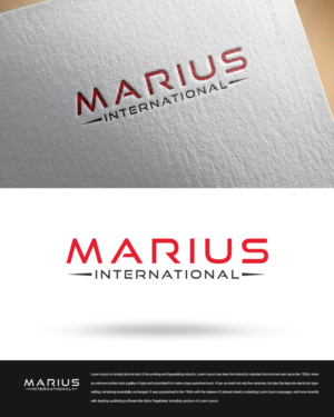 Diseño de Logo por zingodesigns258 para Marius International Pte. Ltd. | Diseño: #19831457