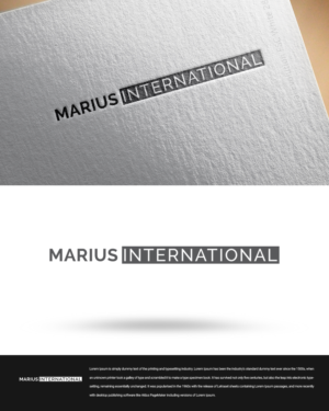 Logo Design by zingodesigns258 for Marius International Pte. Ltd. | Design: #19831458
