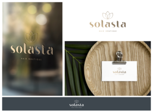 Solasta  hair boutique                                                                                                                   | Logo Design by DominicDesign