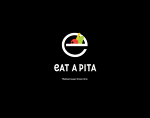 Eat a Pita tagline: Mediterranean Street Grill | Logo Design by Hiccups Design