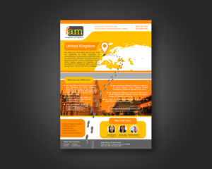 Core values in our company IAM (Immigration and Migration) | Flyer-Design von Nightmist