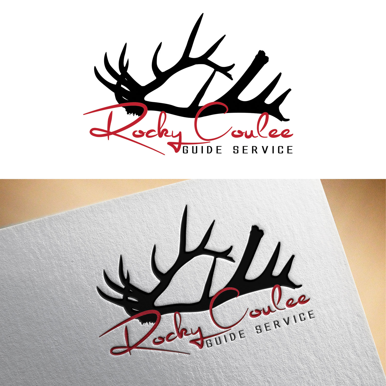 Diseño de Logo por NatachaHoskins 2 para Rocky Coulee Guide Service | Diseño #19841266